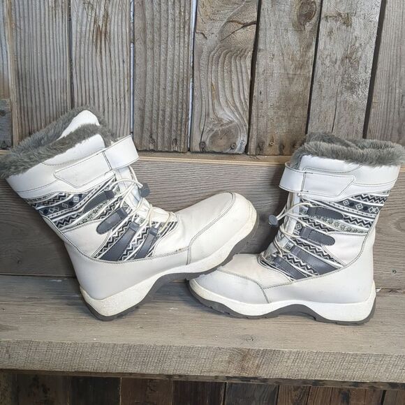 Rugged Outback Thermolite Tall Winter Snow Boots Women's Size 8 - Picture 5 of 10